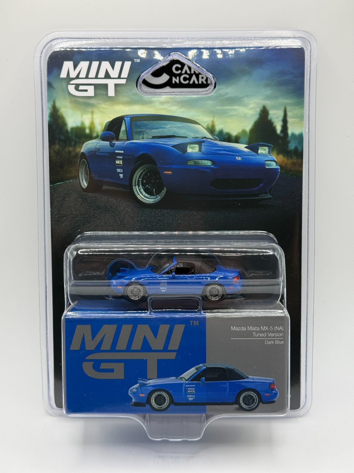Mini GT 1:64 Mazda Miata MX-5 (NA) Tuned Version – Dark Blue