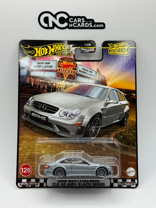 2025 Hot Wheels Premium Boulevard 2008 Mercedes-Benz CLK 63 AMG Black Series