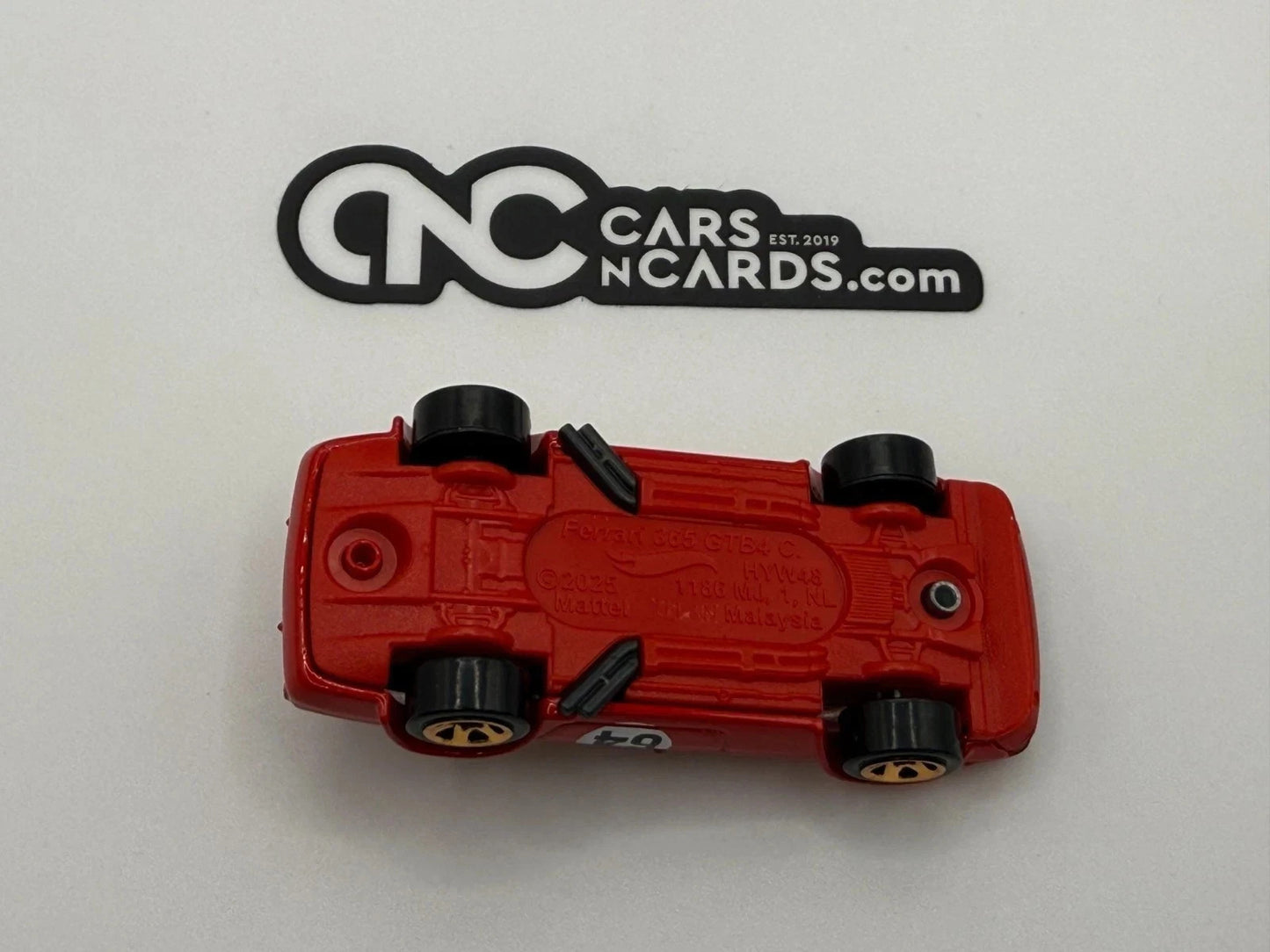 2025 Hot Wheels Ferrari 365 GTB4 C No Rivet Original Wheels