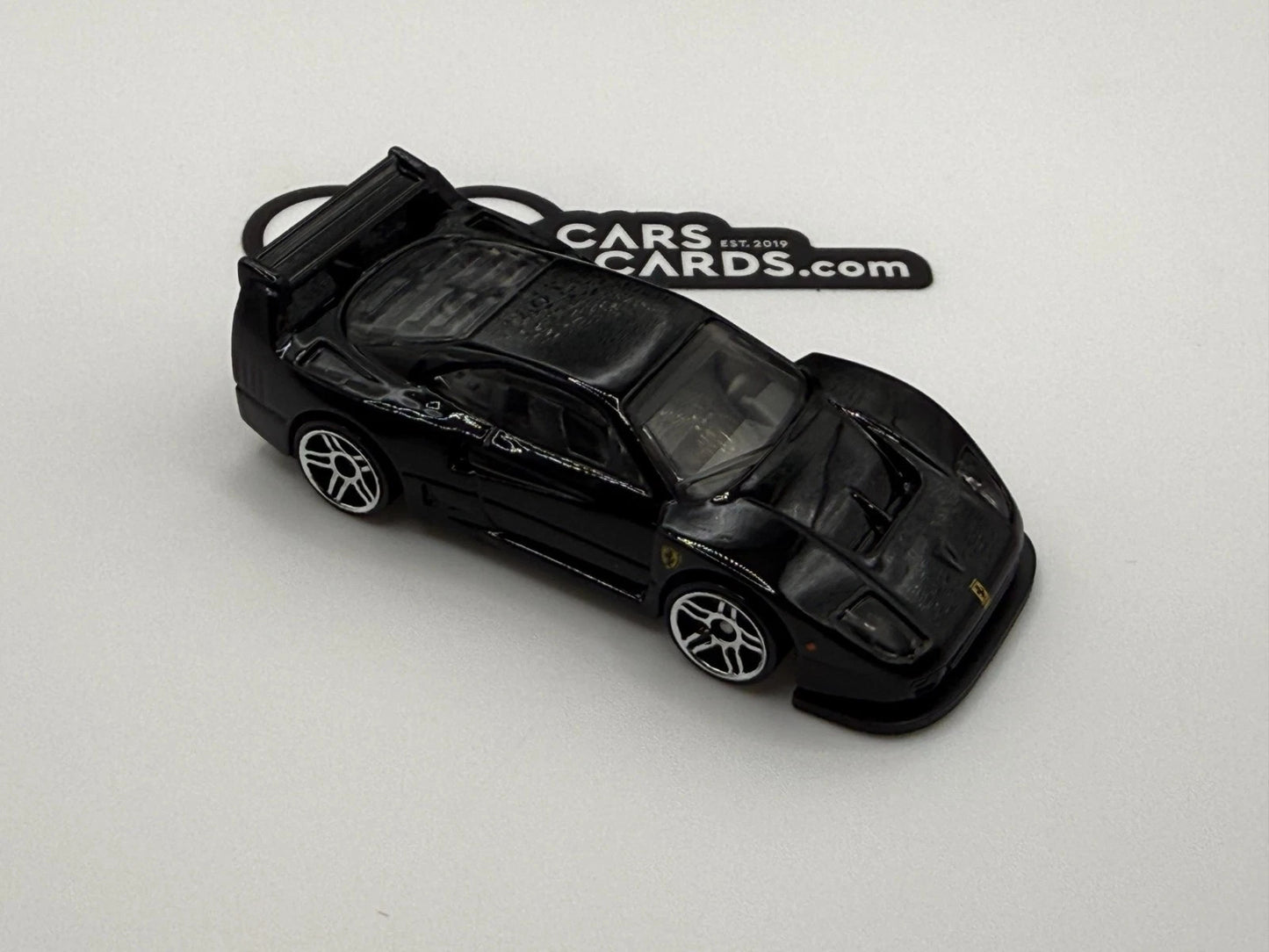 2026 Hot Wheels Ferrari F40 Black No Rivet with Original Wheels