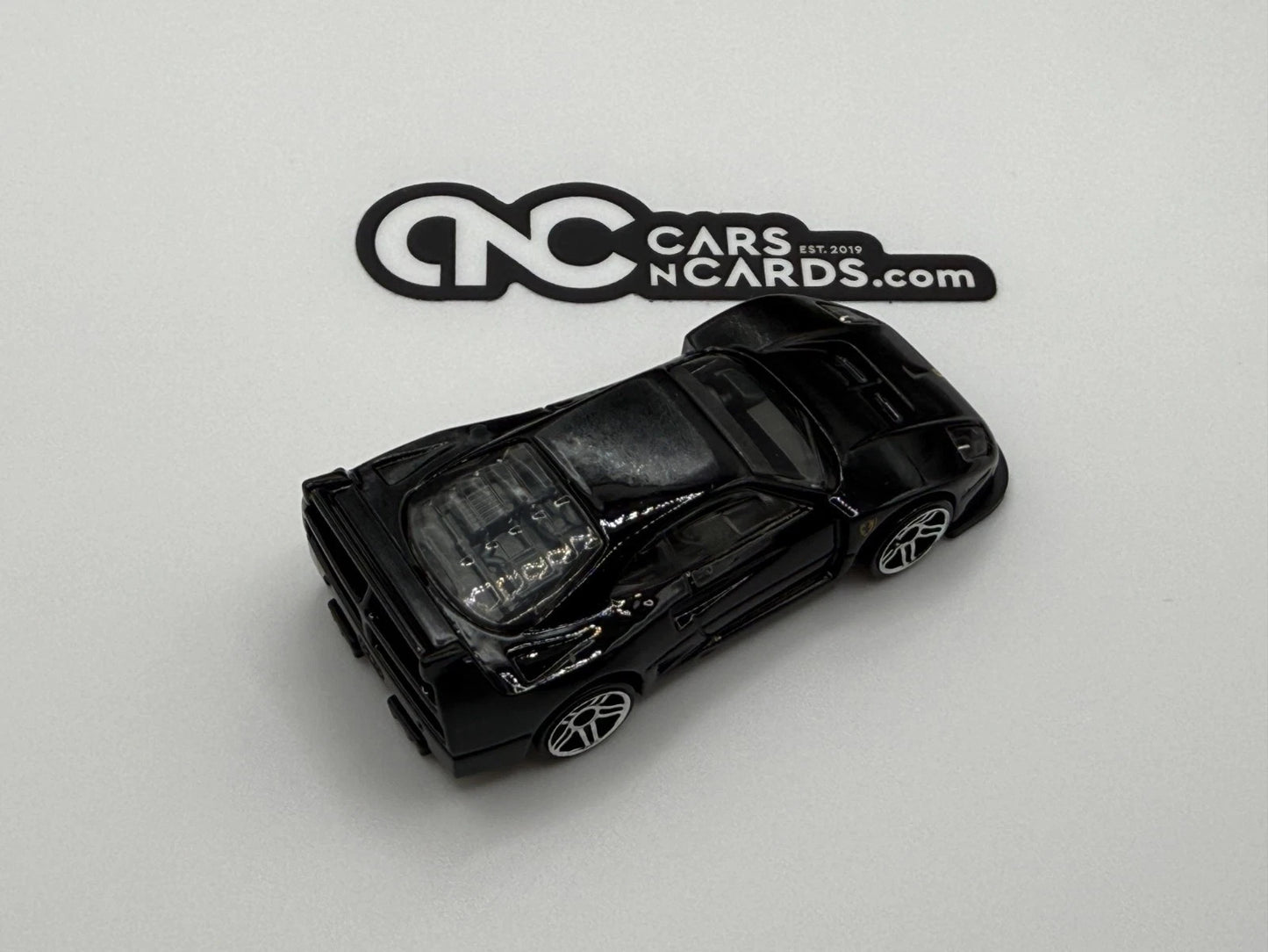 2026 Hot Wheels Ferrari F40 Black No Rivet with Original Wheels
