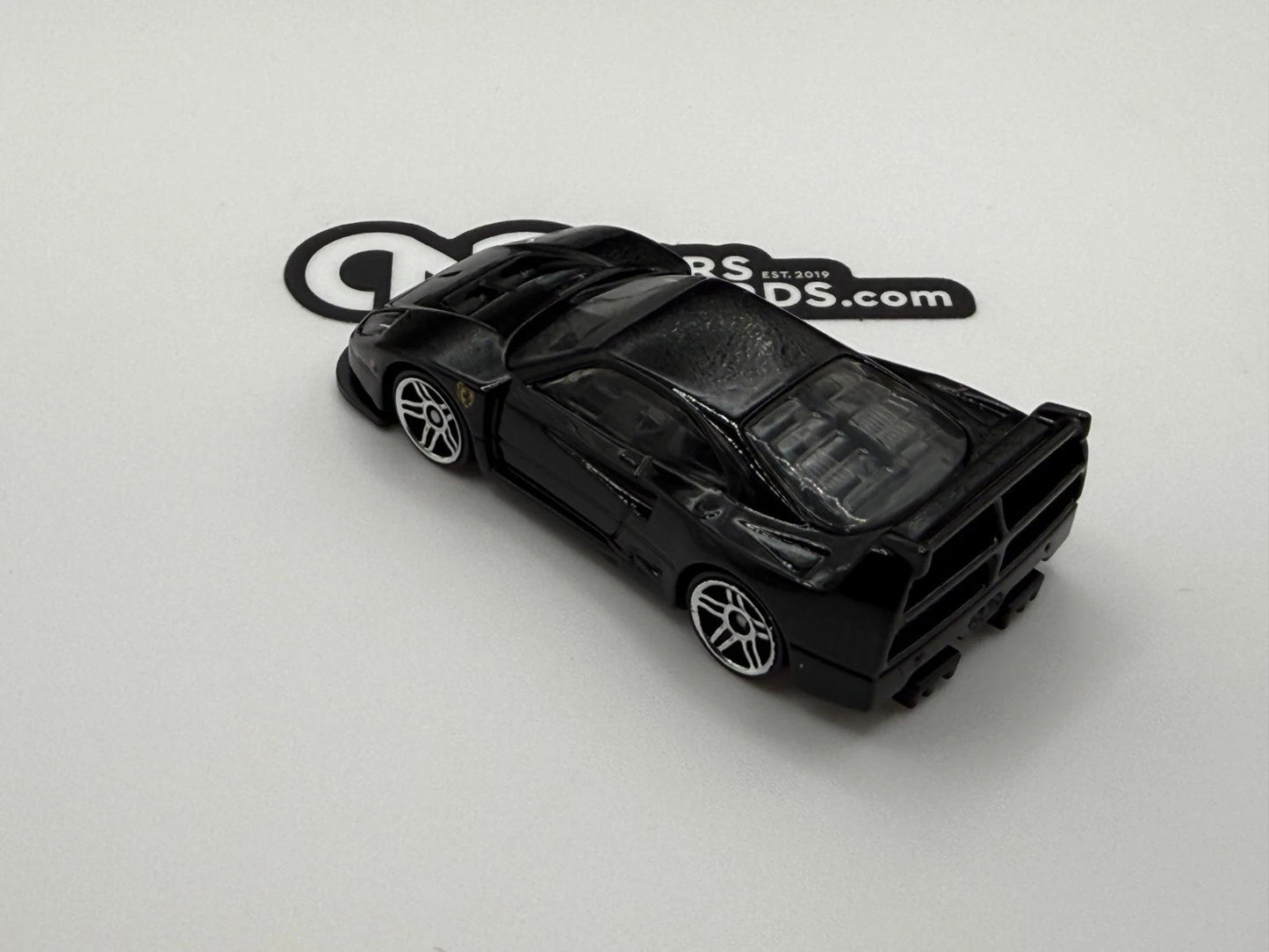 2026 Hot Wheels Ferrari F40 Black No Rivet with Original Wheels