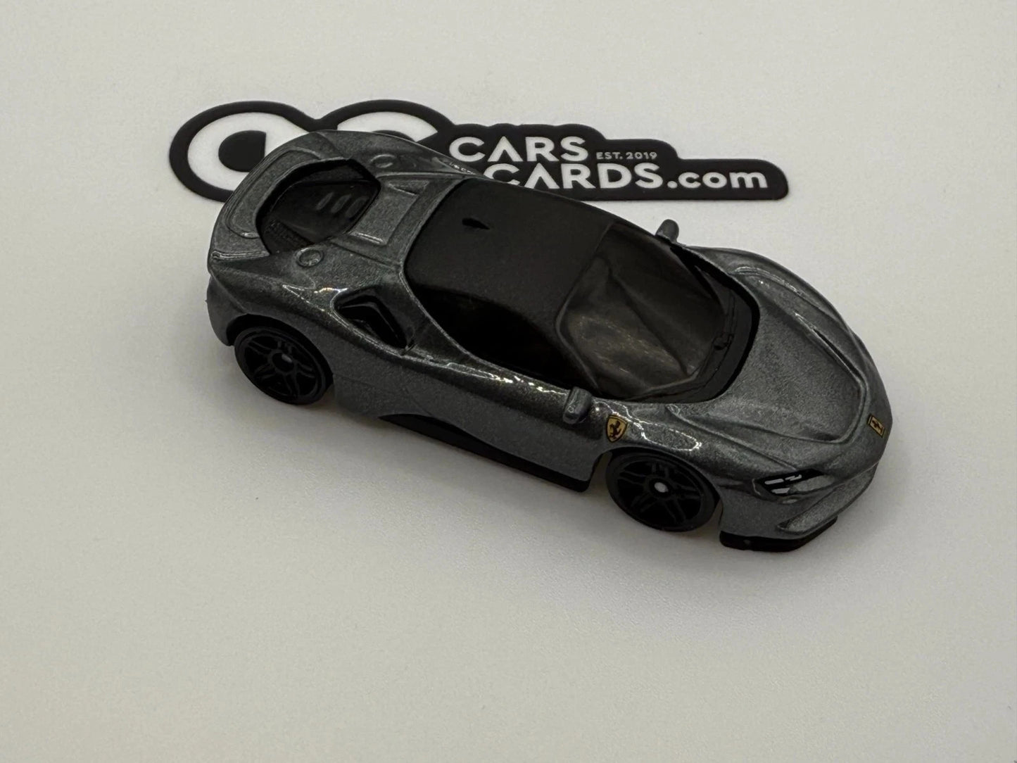 2025 Hot Wheels Ferrari SF90 Stradale Grey Loose No Rivet With Original Wheels