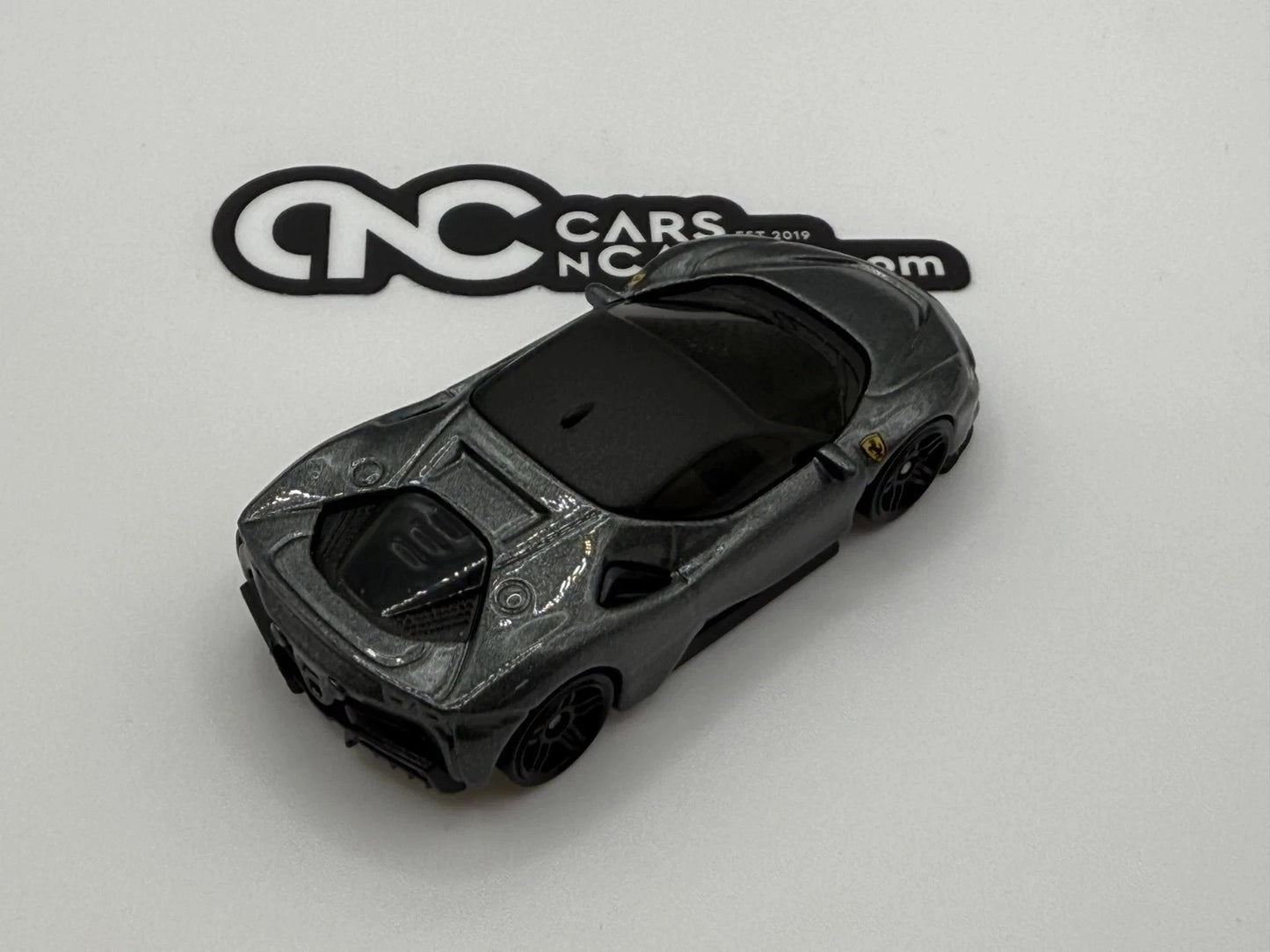 2025 Hot Wheels Ferrari SF90 Stradale Grey Loose No Rivet With Original Wheels