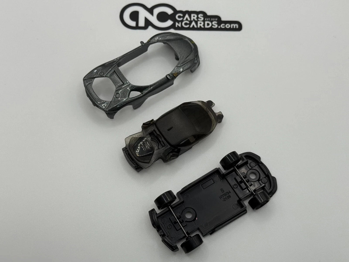 2025 Hot Wheels Ferrari SF90 Stradale Grey Loose No Rivet With Original Wheels