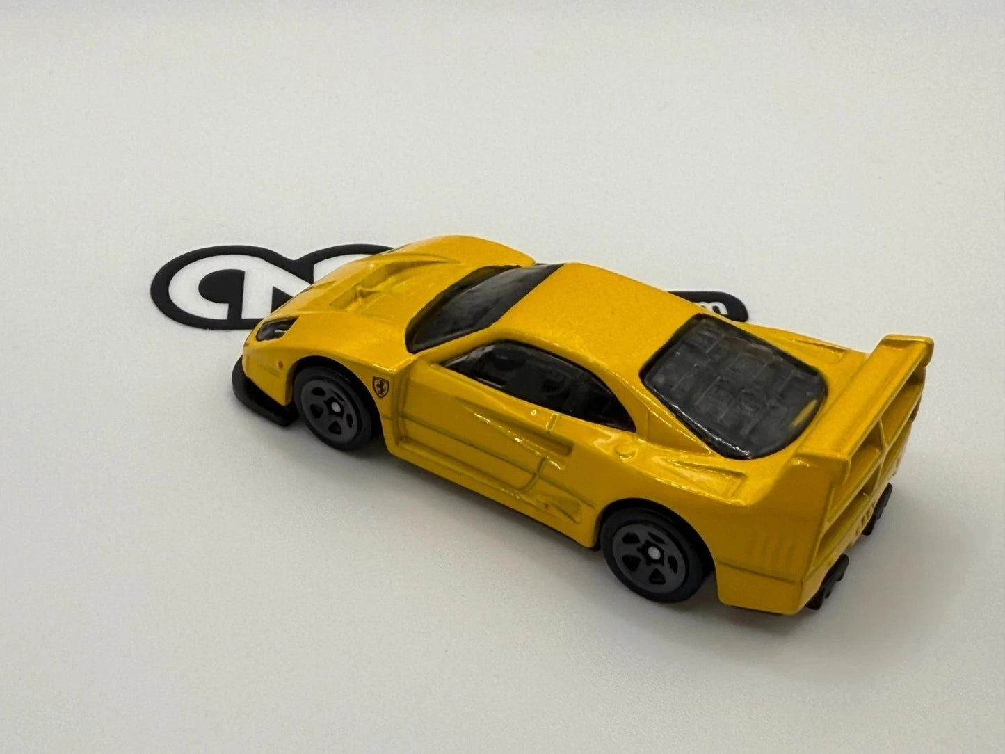 2025 Hot Wheels Ferrari F40 Competizione Yellow Loose No Rivet