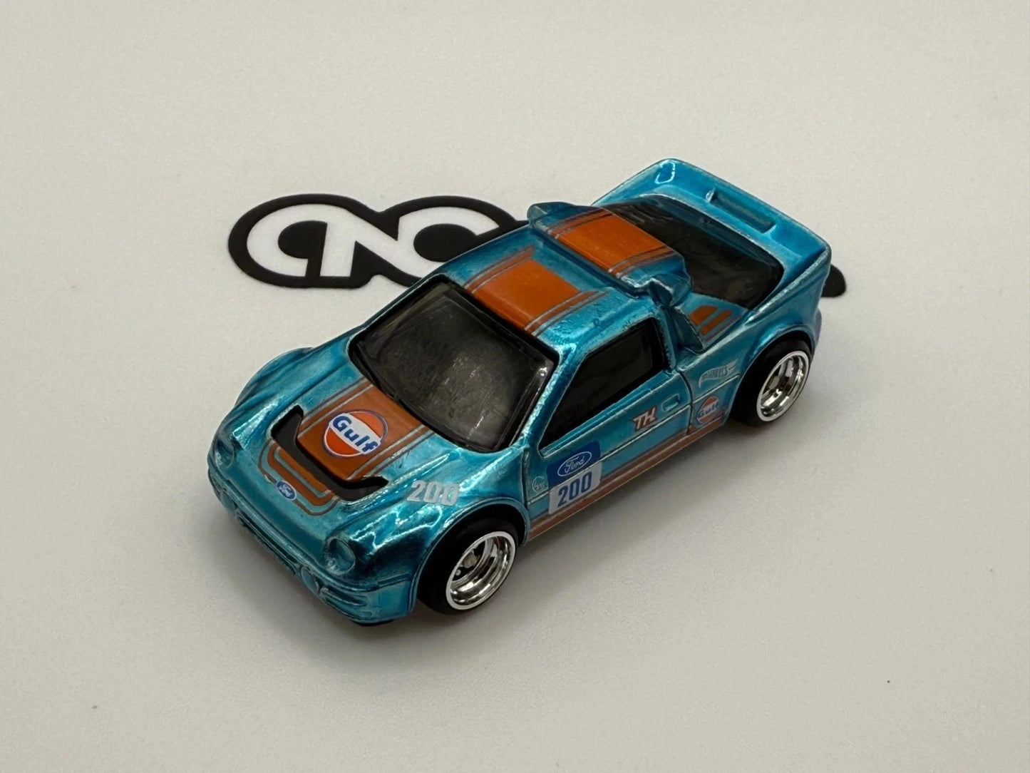 2025 Hot Wheels Super Treasure Hunt Ford RS200 Loose No Rivet With Real Riders