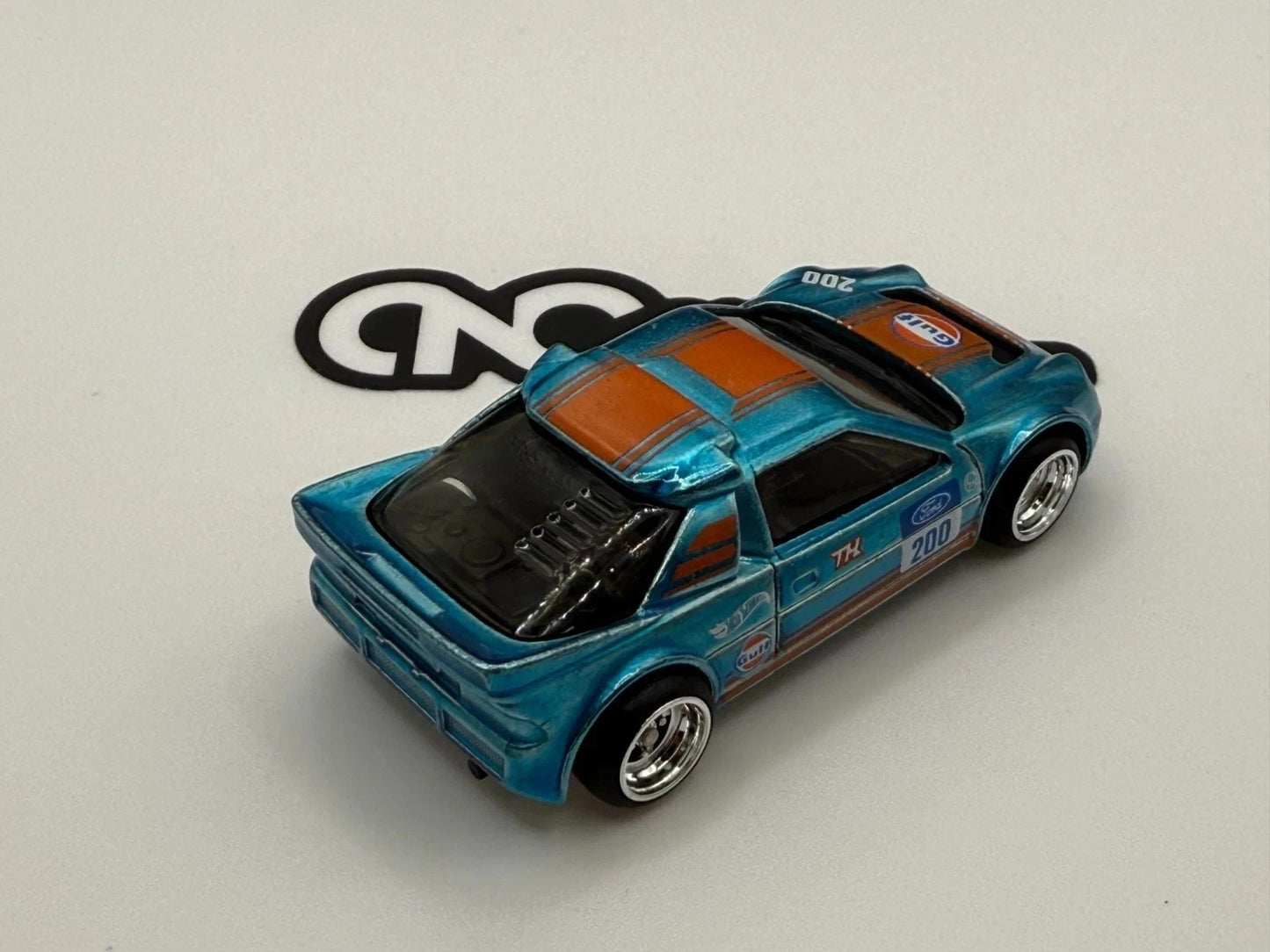 2025 Hot Wheels Super Treasure Hunt Ford RS200 Loose No Rivet With Real Riders