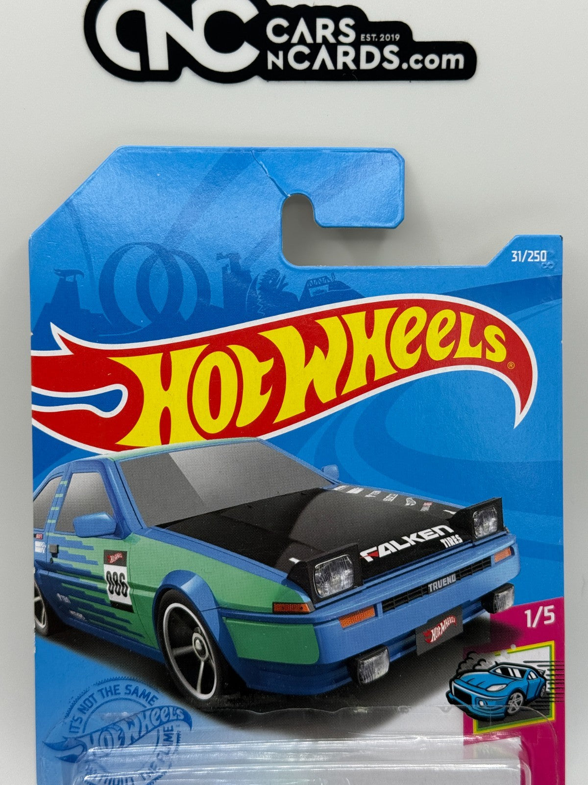 2021 Hot Wheels HW Drift 1/5 Toyota AE86 Sprinter Trueno (Card Crease)