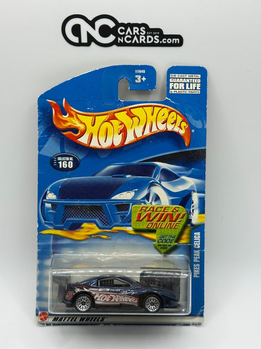 2002 Hot Wheels Pikes Peak Celica (Card Damage)