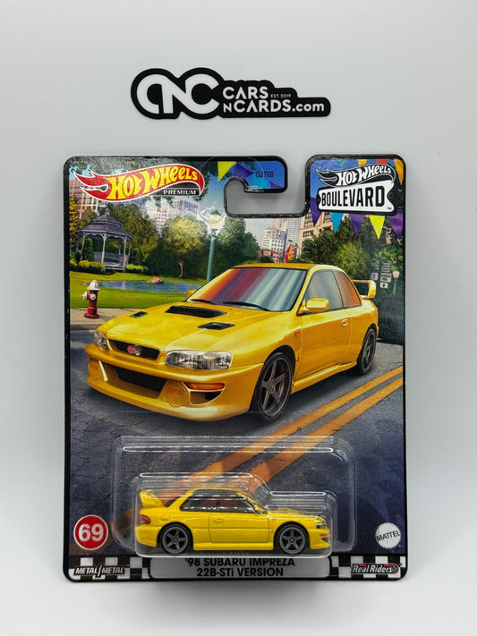 2024 Hot Wheels Premium Boulevard #69 '98 Subaru Impreza 22B-STi