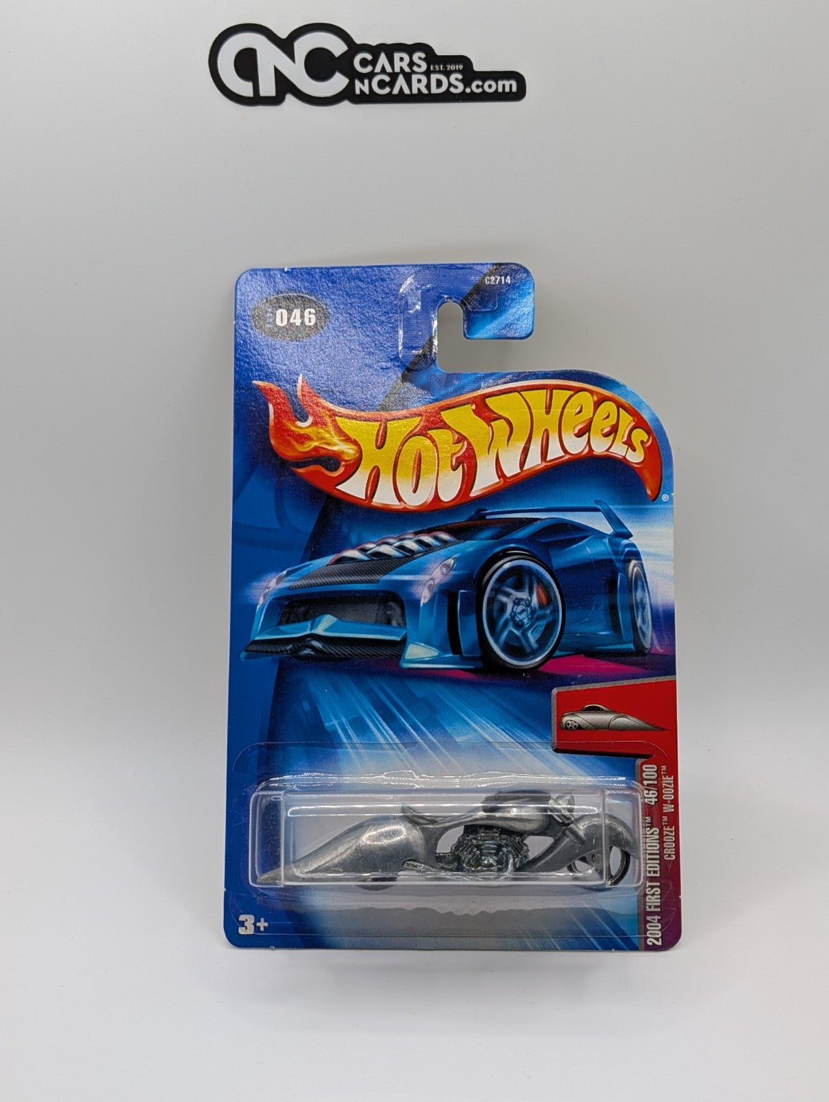 Hot Wheels 2004 First Editions Crooze W-oozie Zamac/Silver 46/100