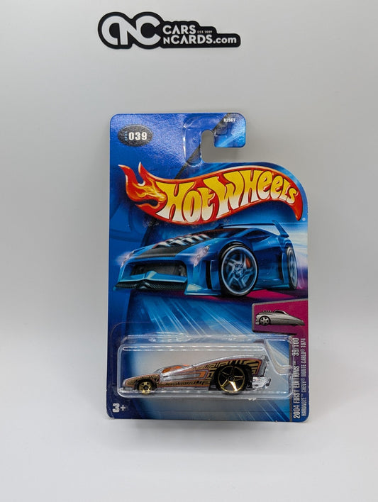 Hot Wheels 2004 First Editions Hardzone Monte Carlo Zamac/Silver 39/100