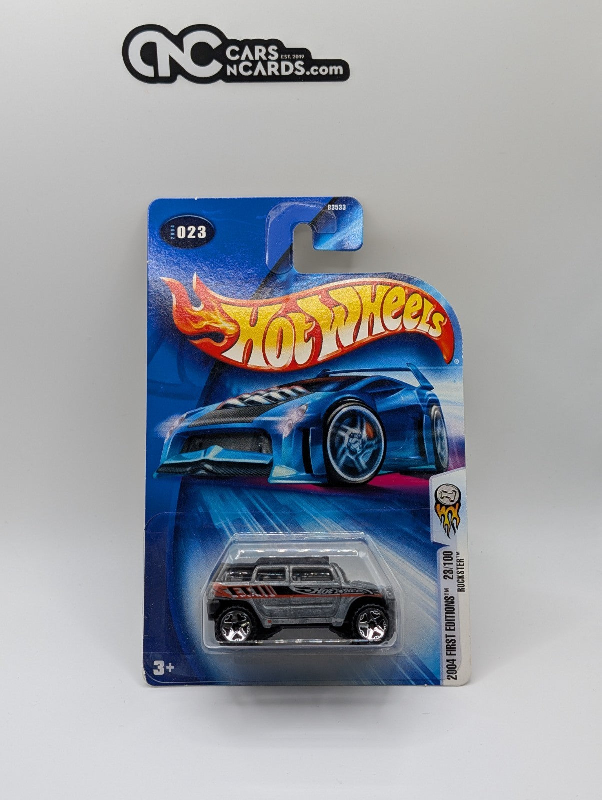 Hot Wheels 2004 First Editions Rockster Zamac/Silver 23/100