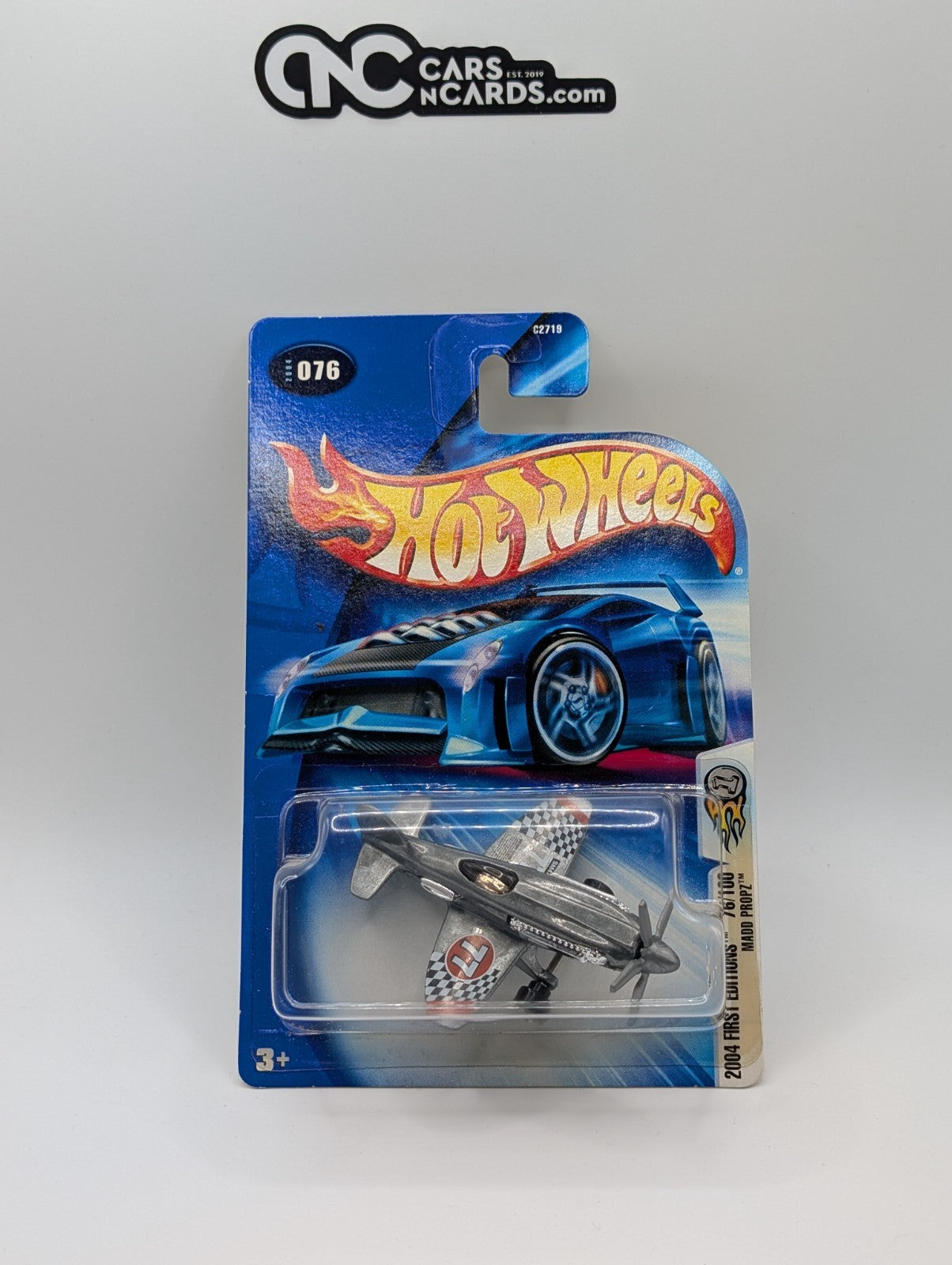 Hot Wheels 2004 First Editions Madd Propz Zamac/Silver 76/100