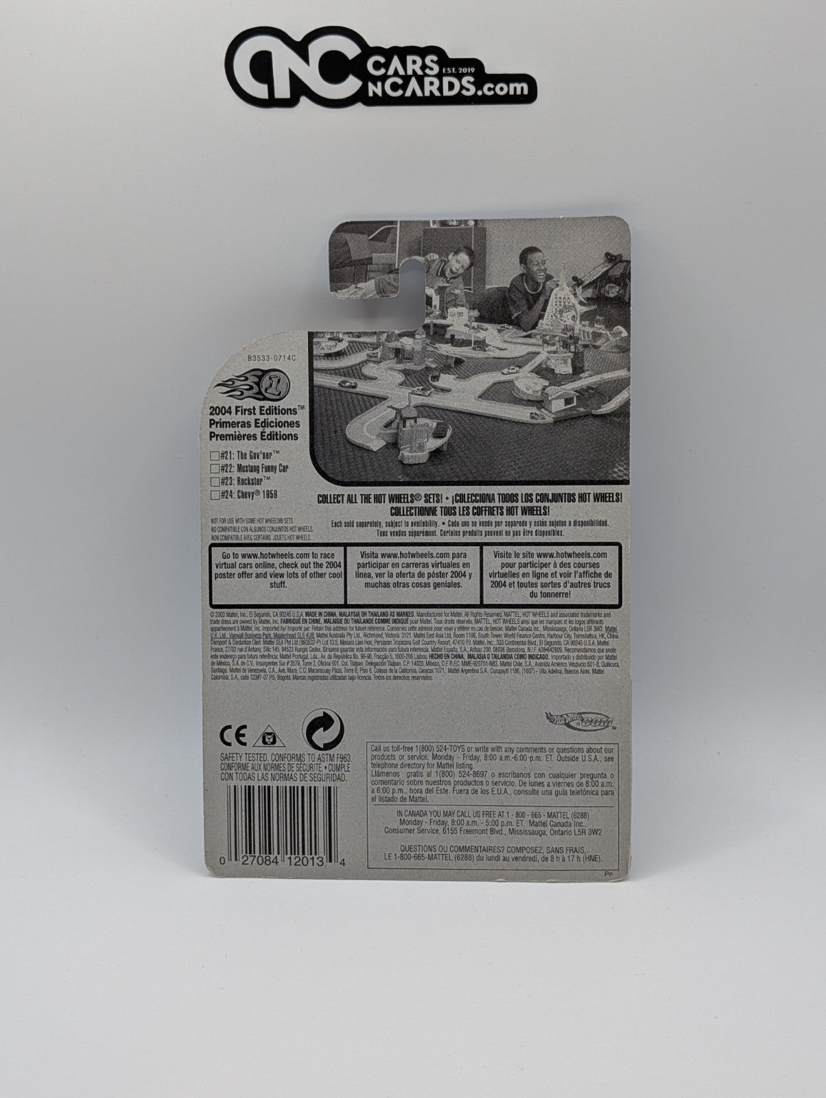 Hot Wheels 2004 First Editions Rockster Zamac/Silver 23/100