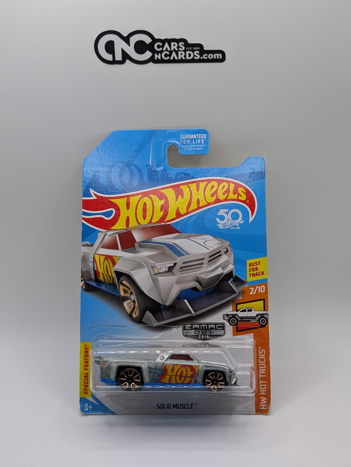 2018 Hot Wheels Solid Muscle HW Hot Trucks 2/10 Zamac