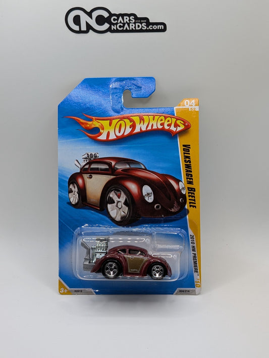 2010 Hot Wheels Premiere 04/52 Volkswagen Beetle Red 004/214