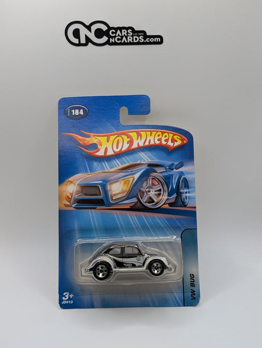 2005 Hot Wheels VW Bug Black & White #184