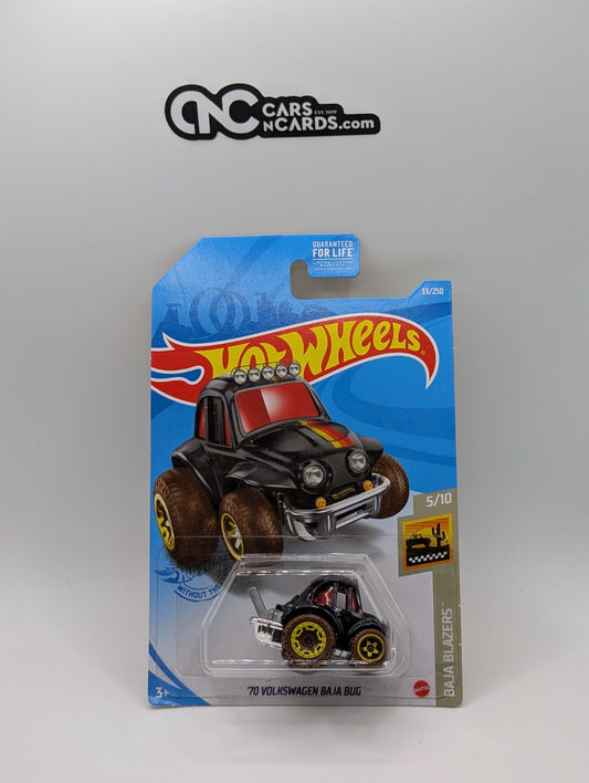 Hot Wheels Baja Blazers 5/10 '70 Volkswagen Baja Bug Black 33/250