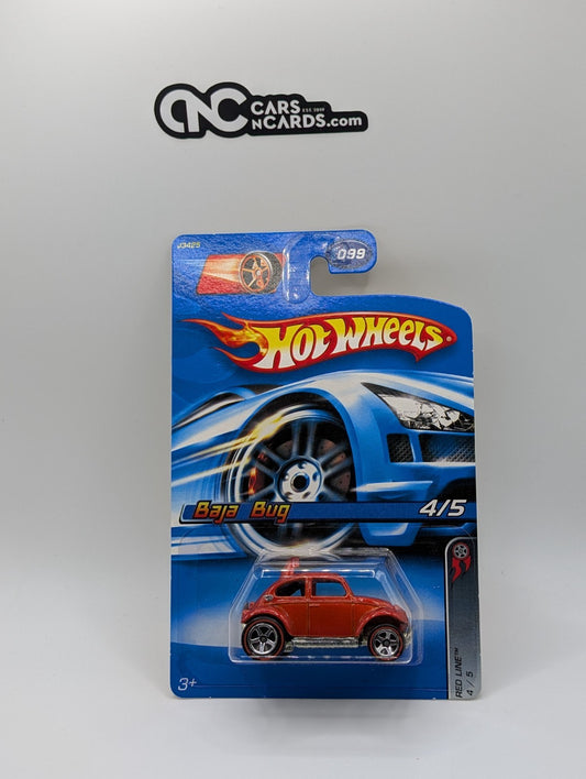 Hot Wheels Red Line 4/5 Baja Bug Orange #99 Faster Than Ever