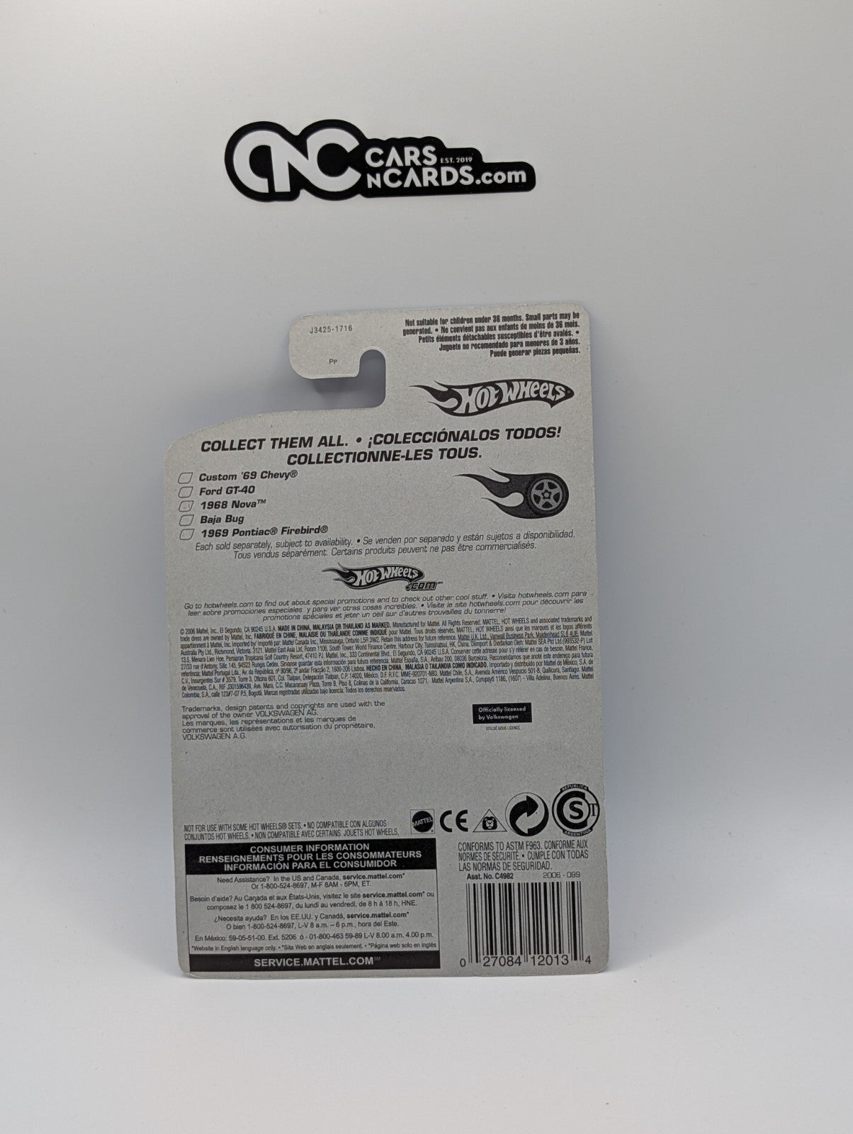 Hot Wheels Red Line 4/5 Baja Bug Orange #99 Faster Than Ever