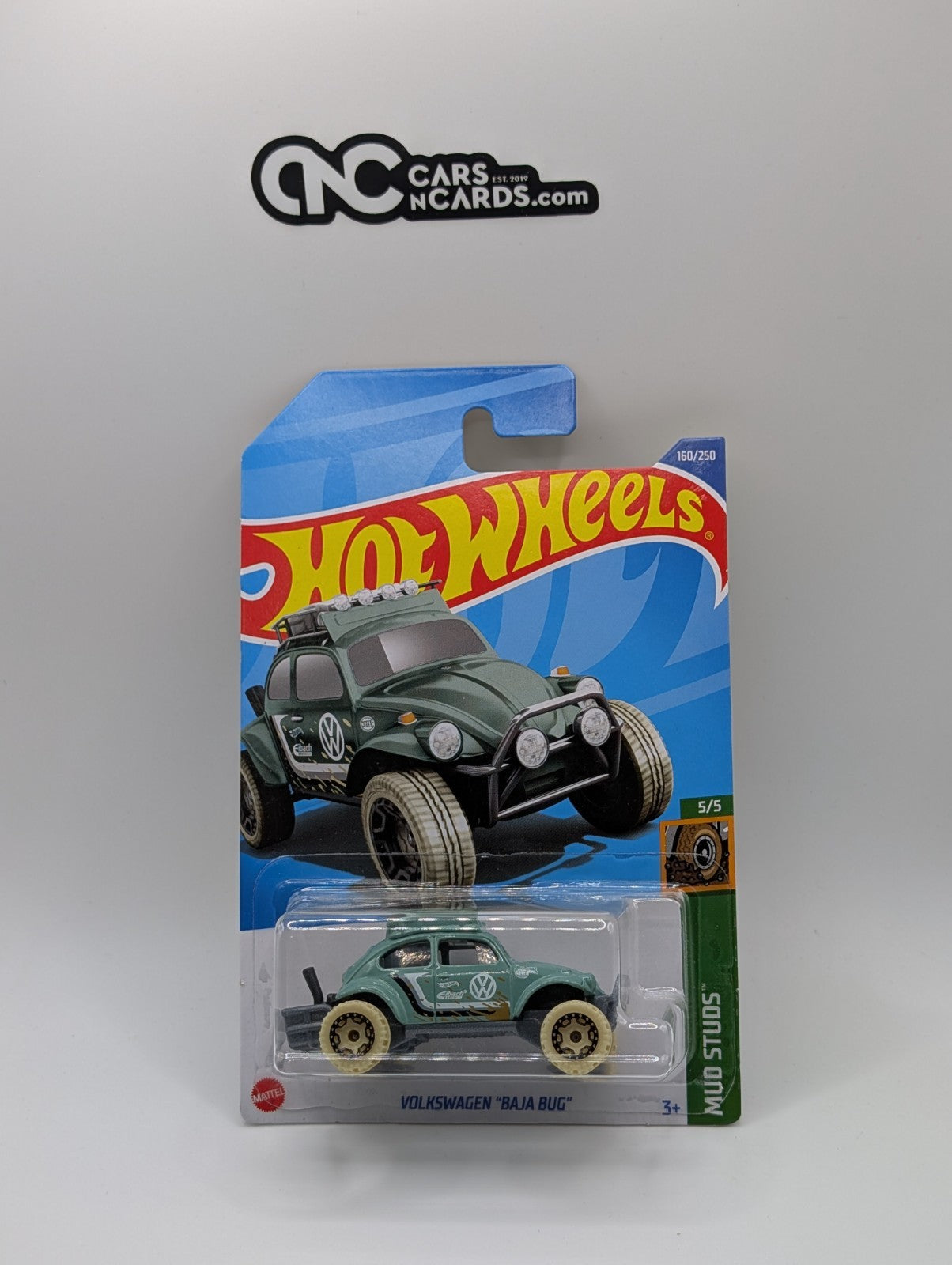Hot Wheels Mud Studs 5/5 Volkswagen Baja Bug Green 160/250