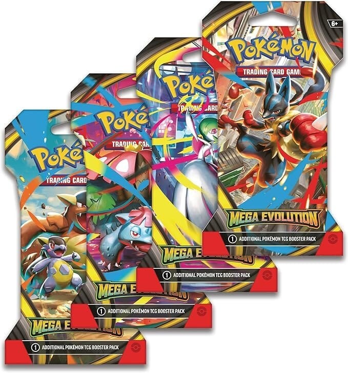 Pokemon Mega Evolution Sleeved Booster Pack Random Artwork