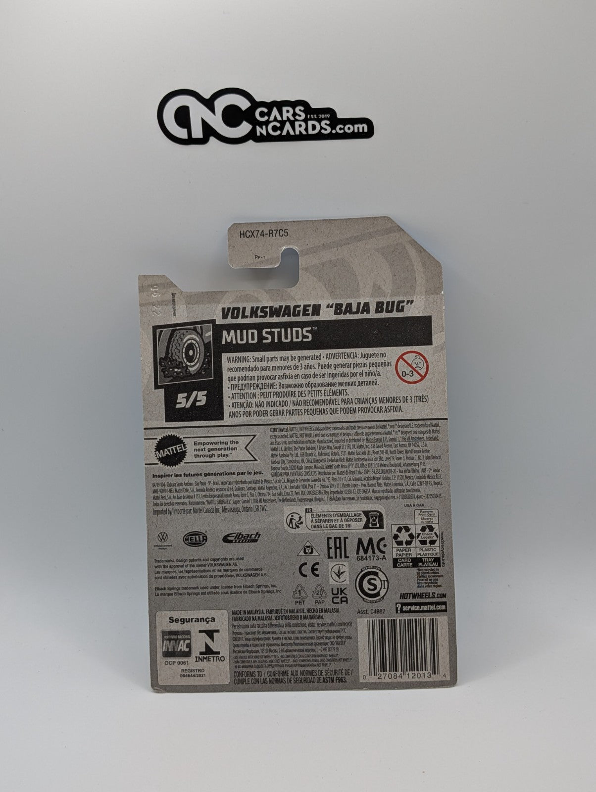 Hot Wheels Mud Studs 5/5 Volkswagen Baja Bug Green 160/250