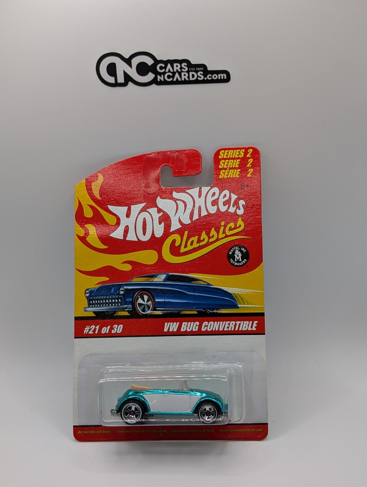 2006 Hot Wheels Classics Series 2 VW Bug Convertible Teal 21/30