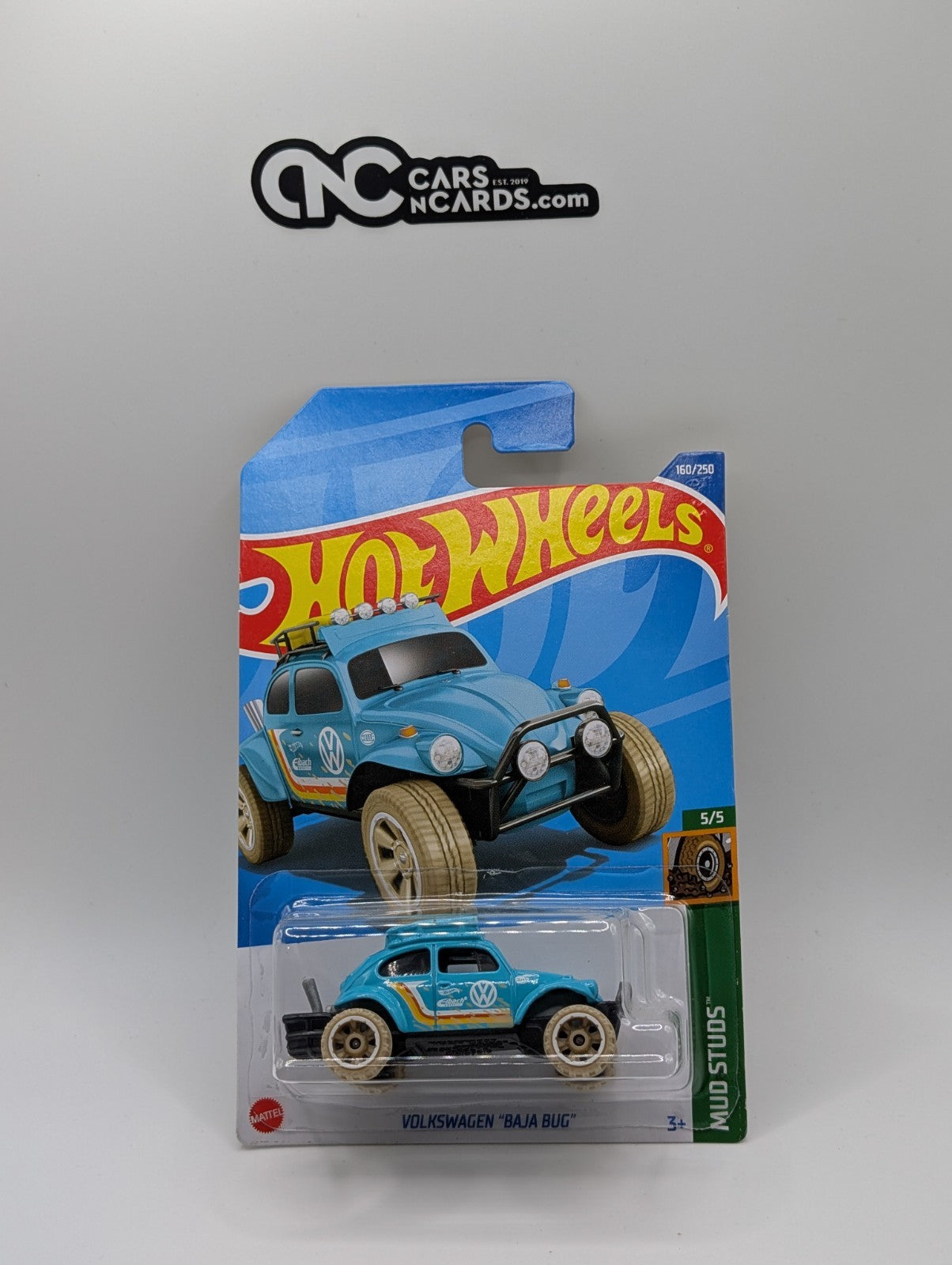 Hot Wheels Mud Studs 5/5 Volkswagen Baja Bug Blue 160/250