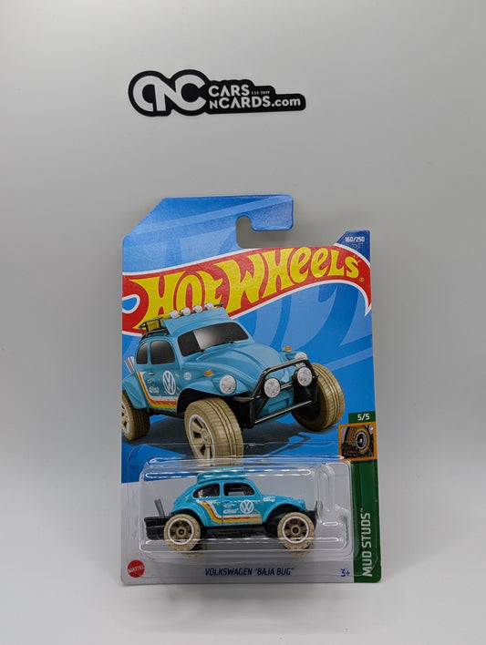 Hot Wheels Mud Studs 5/5 Volkswagen Baja Bug Blue 160/250
