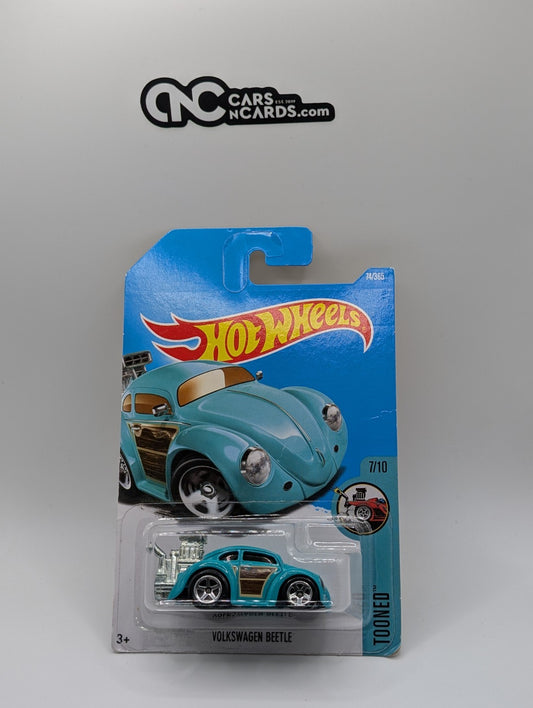 Hot Wheels Tooned 7/10 Volkswagen Beetle Blue 74/365 (Soft Corners)
