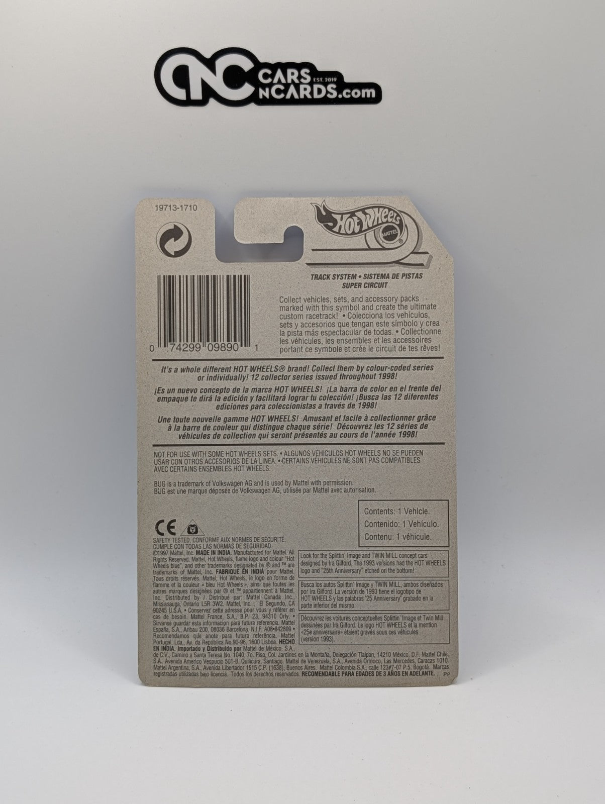 1998 Hot Wheels Baja Bug Blue 19713