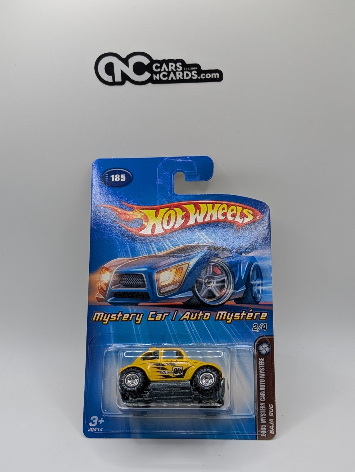 2005 Hot Wheels Mystery Car 2/4 Baja Bug Yellow Real Riders #185