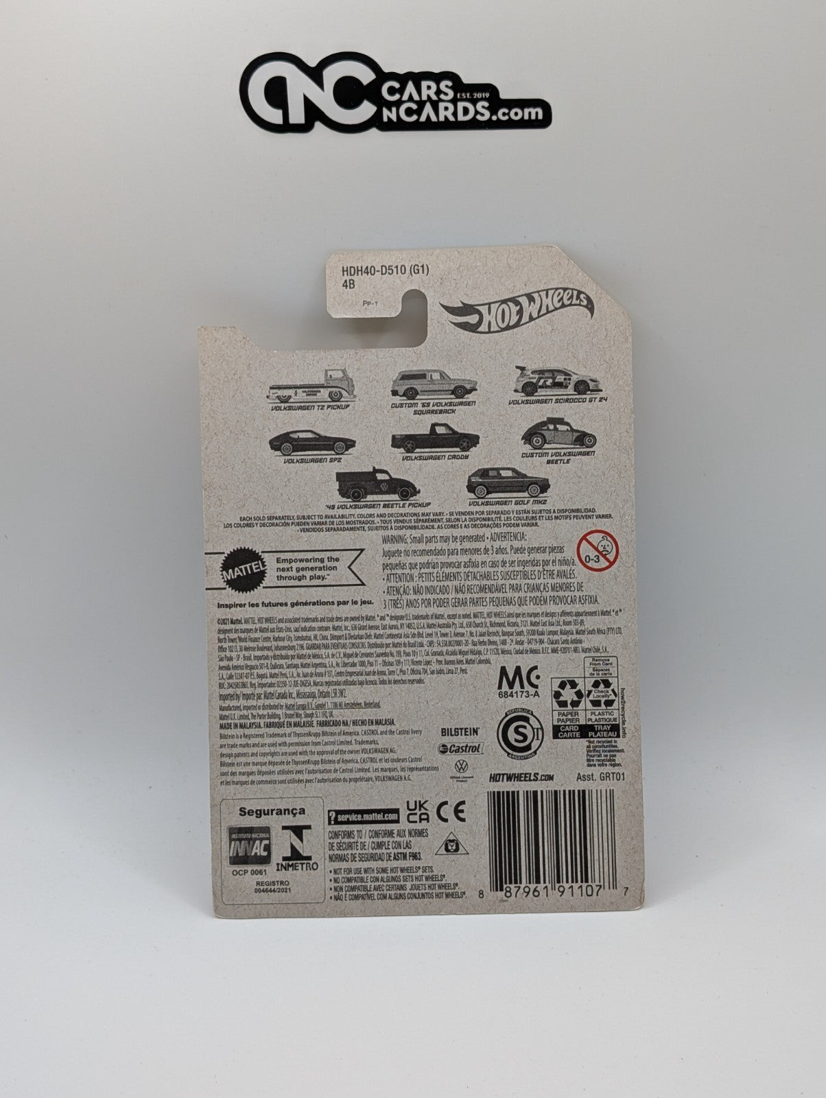 Hot Wheels Volkswagen Series 1/8 Volkswagen T2 Pickup