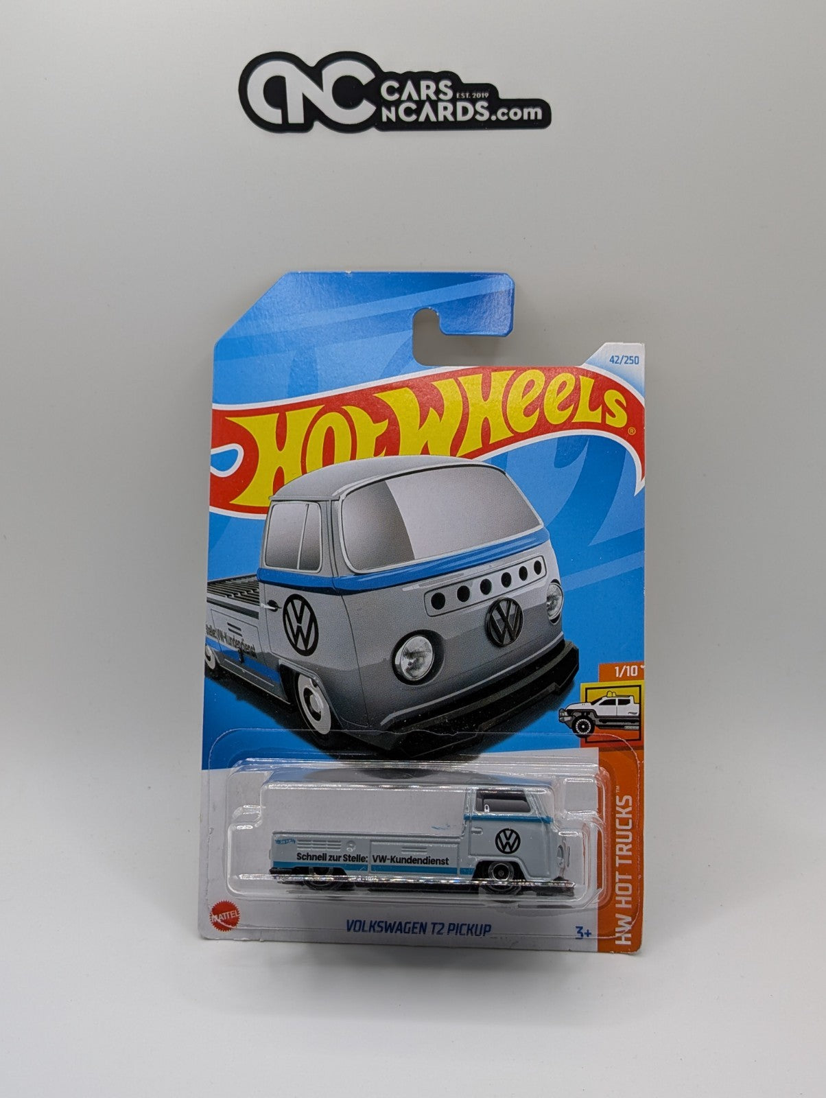 Hot Wheels HW Hot Trucks 1/10 Volkswagen T2 Pickup Gray 42/250
