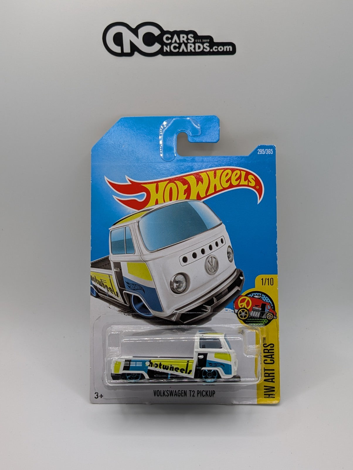 Hot Wheels HW Art Cars 1/10 Volkswagen T2 Pickup 295/365 (Soft Corners)