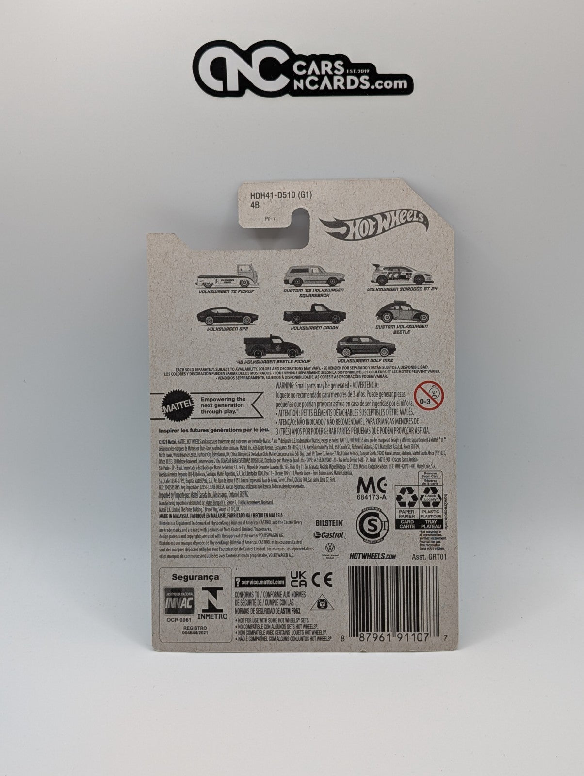 Hot Wheels VW Series 2/8 Custom '69 Volkswagen Squareback