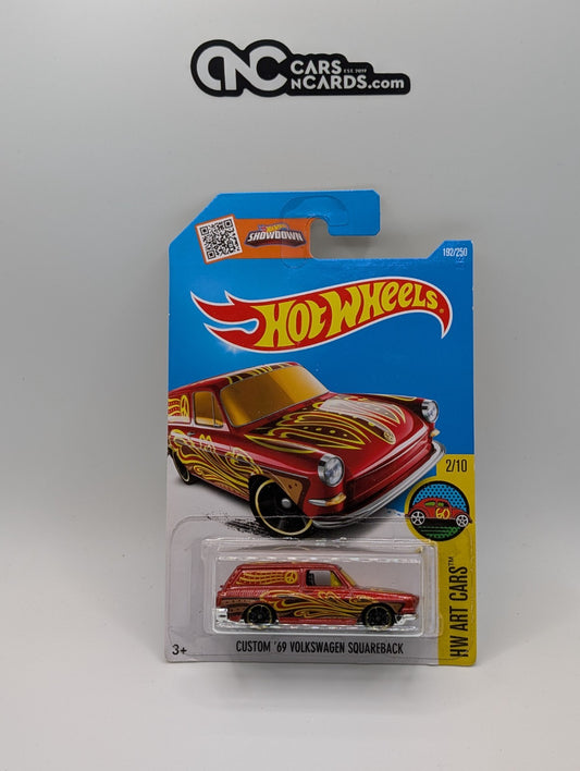 Hot Wheels HW Art Cars 2/10 Custom '69 Volkswagen Squareback Red 192/250