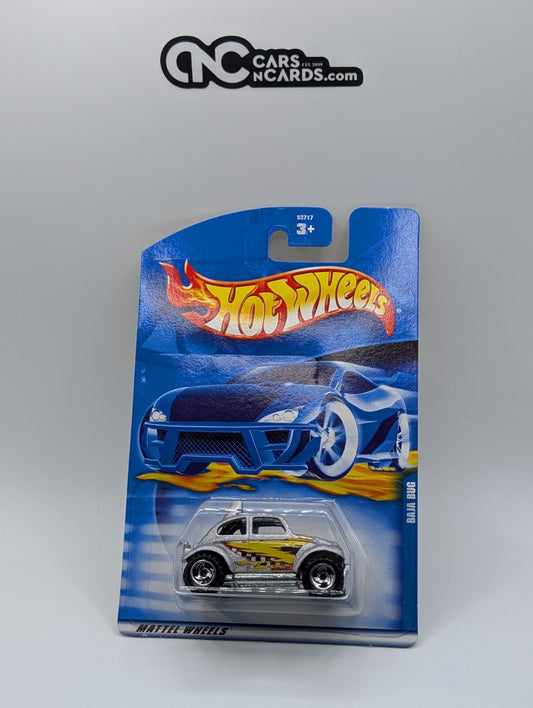 2001 Hot Wheels Volkswagen Baja Bug Silver Collector #174