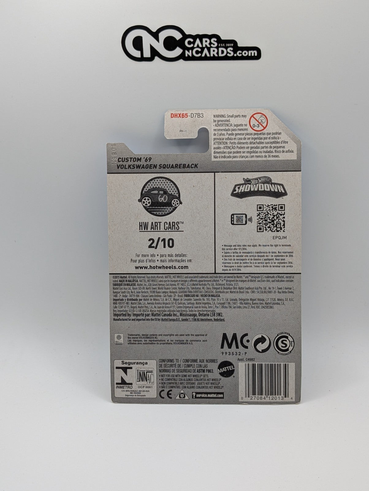 Hot Wheels HW Art Cars 2/10 Custom '69 Volkswagen Squareback Red 192/250