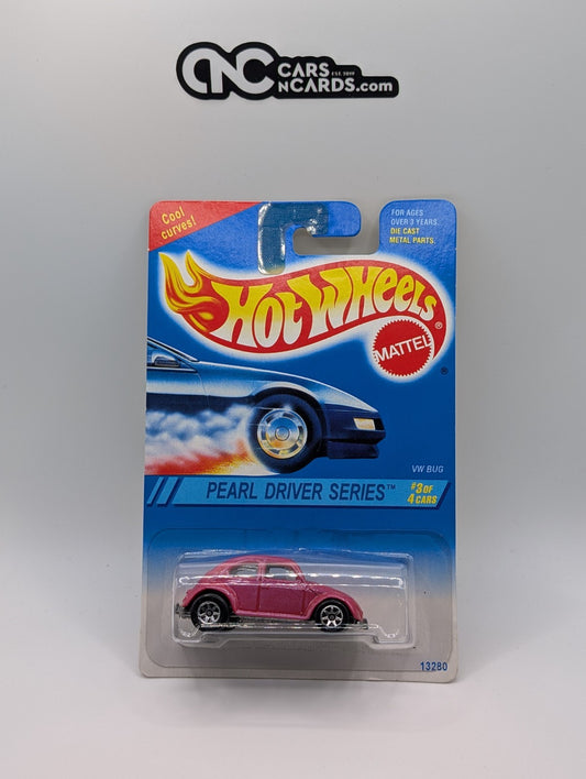1995 Hot Wheels Pearl Driver Series 3/4 VW BUG Pearl Pink w/ 7SP