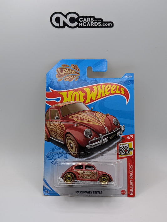 2021 Hot Wheels Holiday Racers 4/5 Volkswagen Beetle Red 96/250
