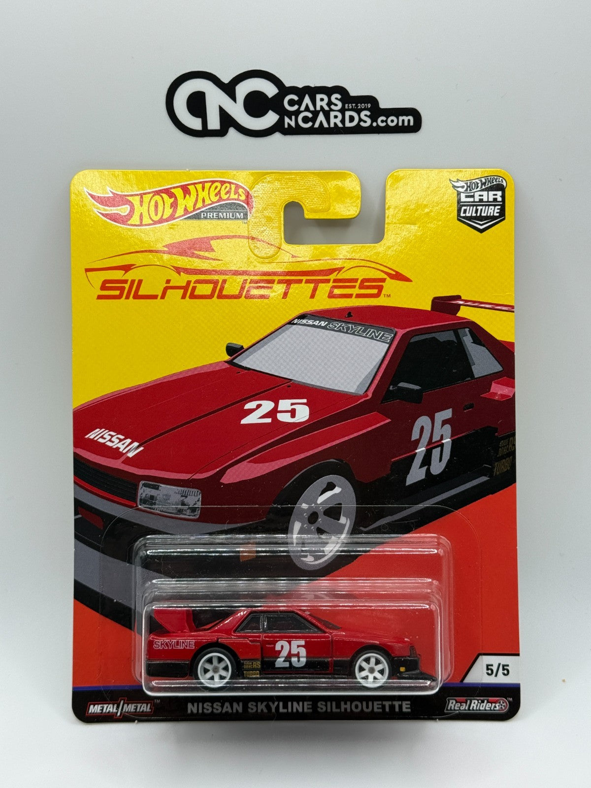 2019 Hot Wheels Premium Car Culture Silhouettes 5/5 Nissan Skyline Silhouette