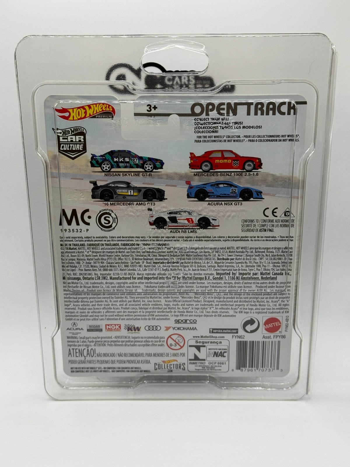 2019 Hot Wheels Premium Car Culture Open Track 3/5 '16 Mercedes-AMG GT3
