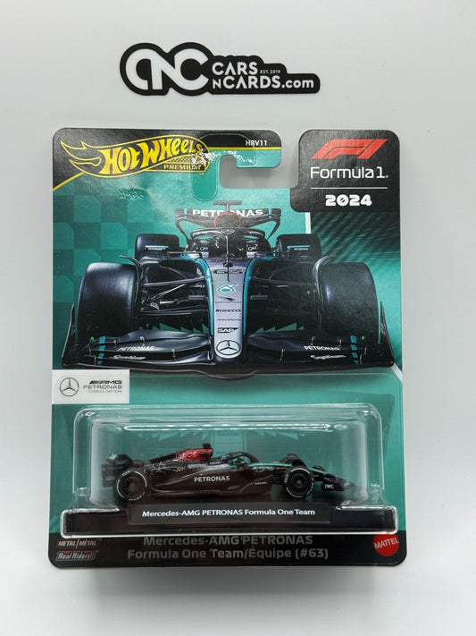2025 Hot Wheels Premium F1 Formula 1 2024 Mercedes-AMG Formula One Team (#63)