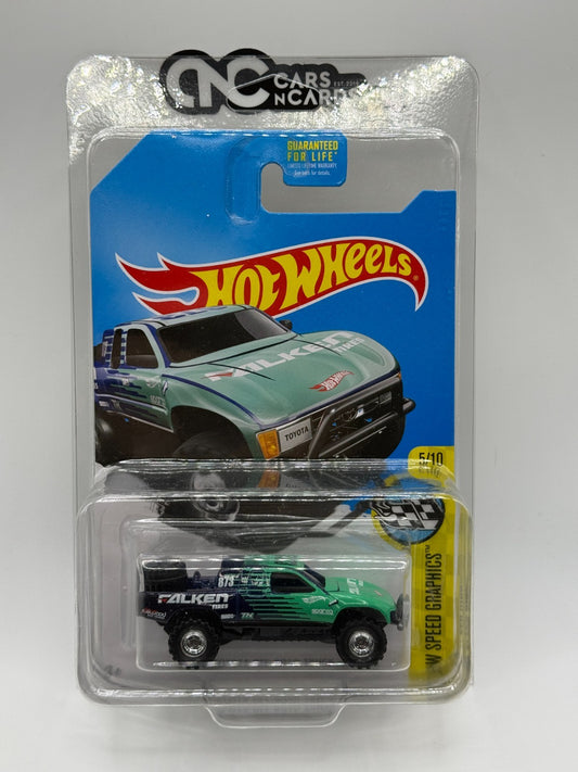 2017 Hot Wheels Toyota Off-Road Truck Super Treasure Hunt Falken With Protector