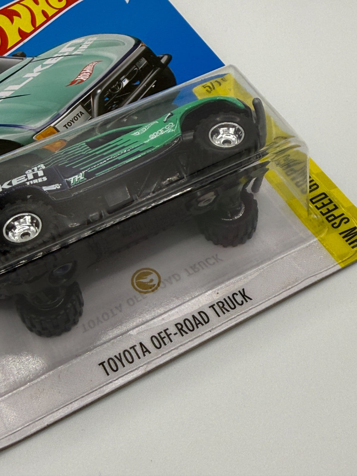 2017 Hot Wheels Toyota Off-Road Truck Super Treasure Hunt Falken With Protector
