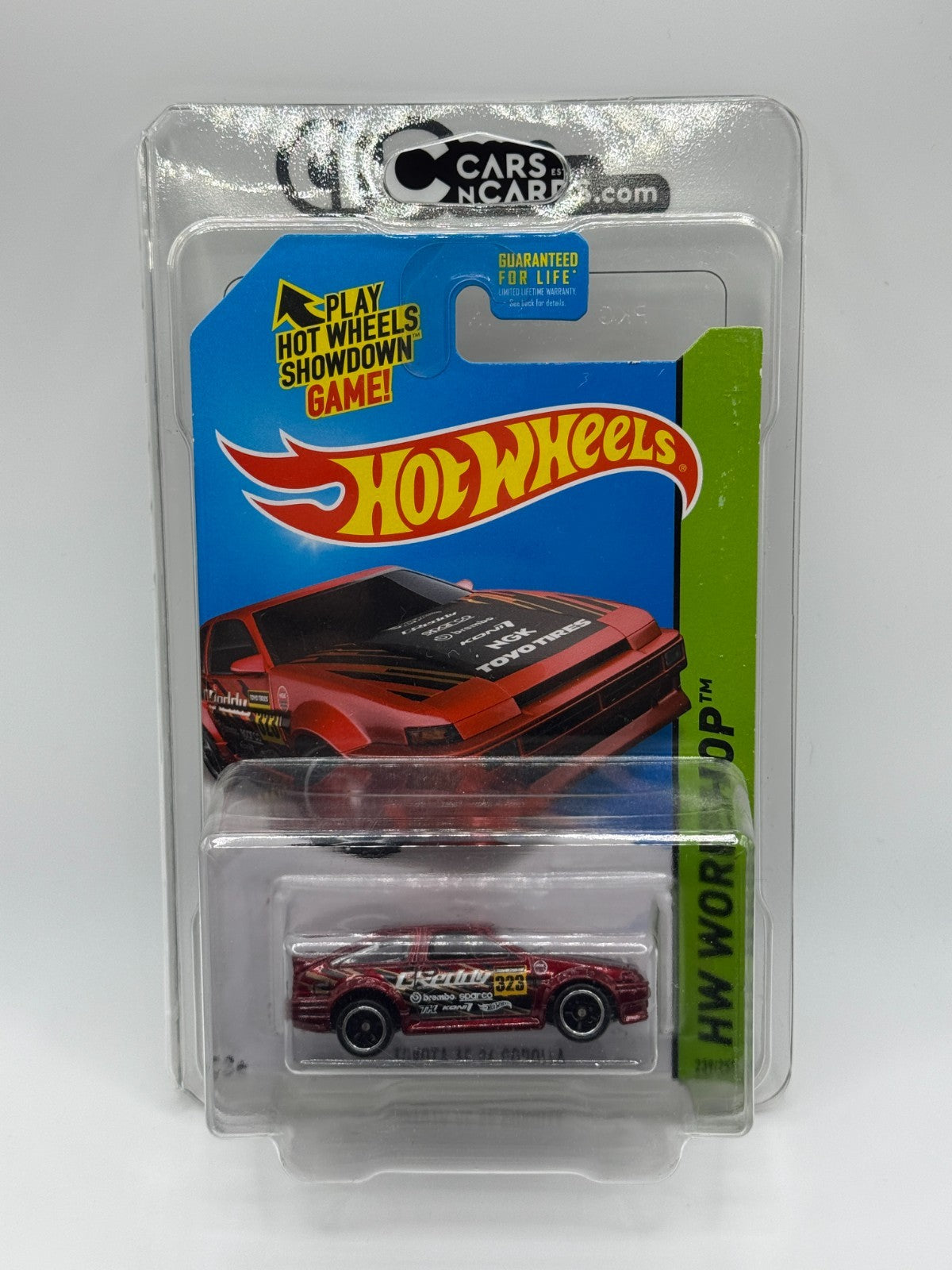 2015 Hot Wheels Toyota AE-86 Corolla Super Treasure Hunt Greddy With Protector